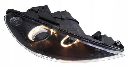 Peugeot 206 BLACK RINGI strålkastare