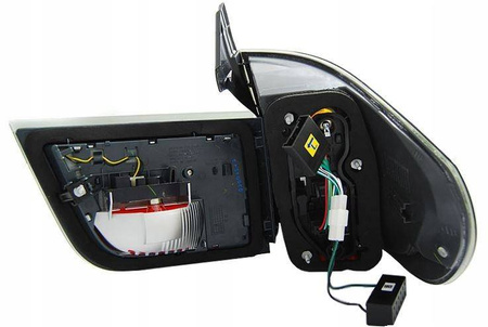 BMW X5 E70 Röd Vit LED BAR Lampor