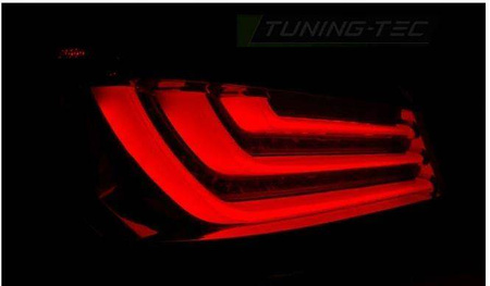 LED-lampor Bmw E60 LCI 07-10 röd vit led bar