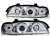 Bmw e39 ringi h1/h1 krom ringi lampa strålkastare
