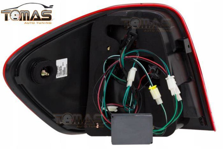 LED-bakljus Mercedes ML W164 05-08 röd smo