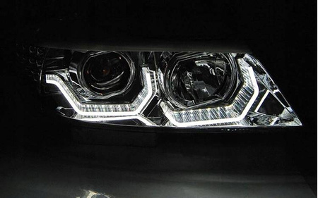 Bmw E90 E91 05-08 led kromringar 3d lampor