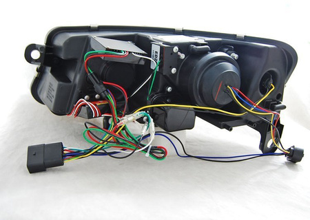 AUDI A6 C6 xenon rör svart drl strålkastare