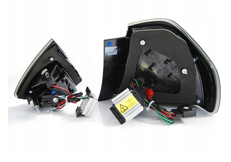 Bmw E90 05-08 rök svart led bar lampor