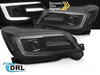Svarta LED-strålkastare för Subaru Forester IV 13-18