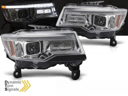 LED-kromlampor för Jeep Grand Cherokee WK 14-21