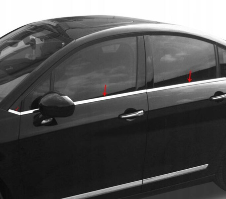 Fönsterlister till sidorutor till CITROEN C5 2008-2017 SEDAN