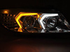 BMW E90/E91 05-08 krom LED-strålkastare