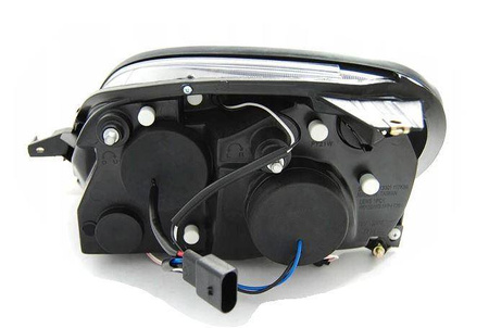 Lampor Mercedes R170 SLK 96-04 ring ccfl svart