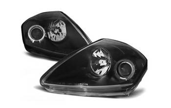 STRÅLKASTARE MITSUBISHI ECLIPSE D50 00-05 SVART