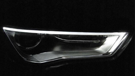 Audi a3 strålkastare lampor 8v 12-16 svart led depo