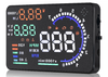 Displayprojektor LED LCD HUD OBD2 5,5 KLOCKS