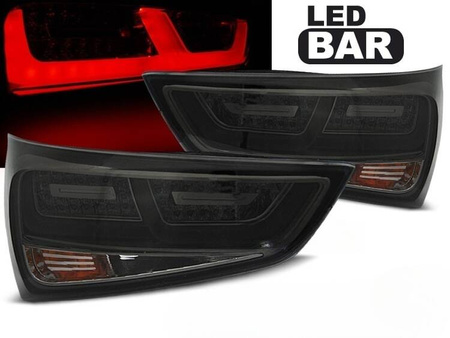 Rökfärgade LED-bakljus för Audi A1 10-14