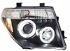 Strålkastare Nissan Navara III CHROM RINGI