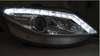 Strålkastare Seat Ibiza 6J 08-12 krom riktning led