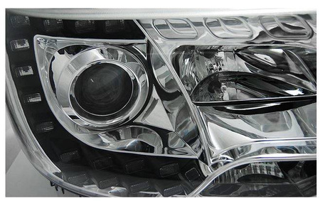 VW T5 10-15 chrole LED DRL baklyktor