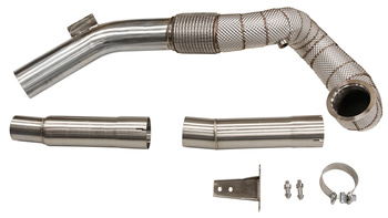 Nedrör Audi S3/ VW Golf MK7 R 3,5'' värmesköld