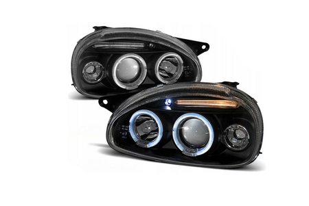 Lampor Opel Corsa B 93-00 Ringi Svart Glasdiffusor