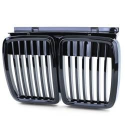 BMW E30 njurgrill 87-94 Single Gloss Black
