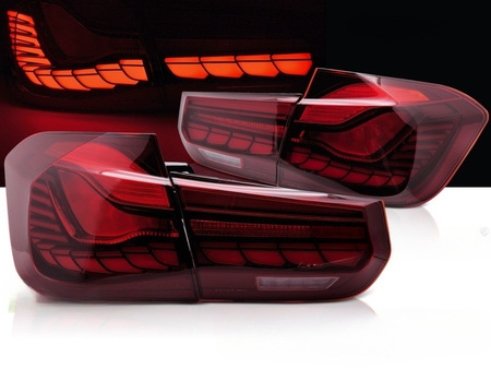 LED-bakljus för BMW F30 11-18 OLED röd