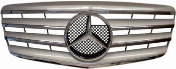 FRONTGRILL MERCEDES W211 06-09 KROM/SILVER