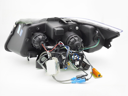 Strålkastare BMW E90/E91 LCI 09-11 krom