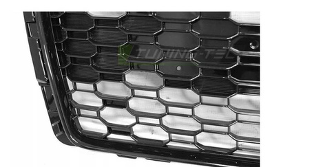 GRILL ATRAPA SPORT BLACK för AUDI A4 B9 15-19