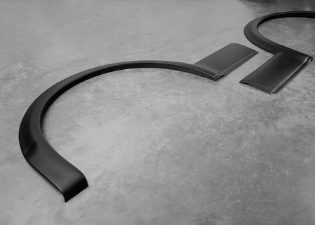 Hjulhusförlängningar dörrbeklädnad VW T6.1 2019+ KORT