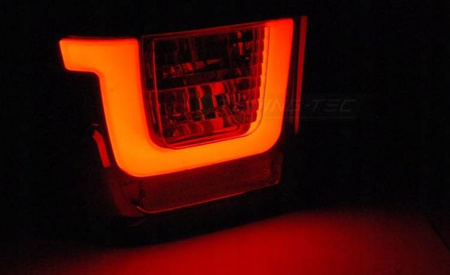 Baklyktor Vw T4 90-03.03 Röd Vit Led Bar