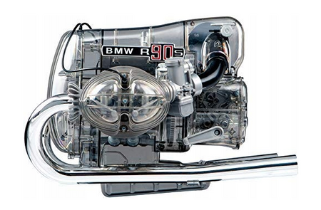 Motormodell BMW R90 S Boxer för montering