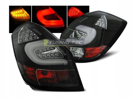 Skoda Fabia II 07-13 svart led bar lampor