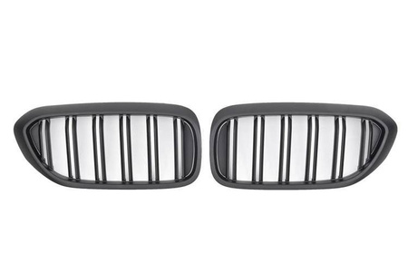 GRILL (NJURAR) BMW G30 G31 DUBBEL M5 LOOK SVART MATT