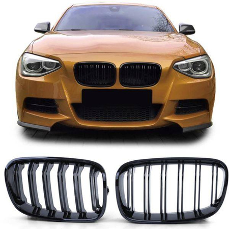 GRILL (NJURAR) BMW F20 11-15 BLANK SVART