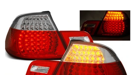LED-LAMPOR BMW 3 E46 CABRIOLET 99-03 RÖD VIT LED