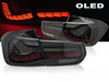 LED-bakljus för BMW F30 11-18 OLED rök