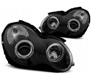Lampor Mercedes C-Klass W203 00-04 linser svart