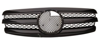 GRILL MERCEDES E W211 02-06 GLÄNSANDE SVART