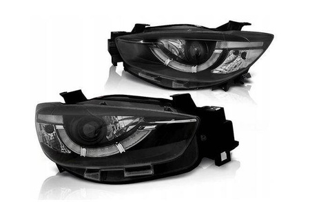 Mazda CX5 11-15 krom äkta DRL Xenon lampor