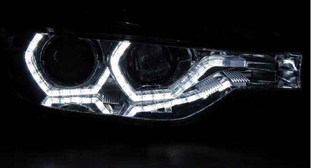 Bmw F30 F31 11-15 led krom drl xenon d1s lampor