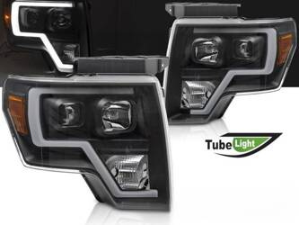 Strålkastare till Ford F150 MK12 08-14 svart