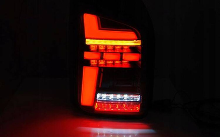 Full LED röd rök LED-lampor för VW T5 10-15