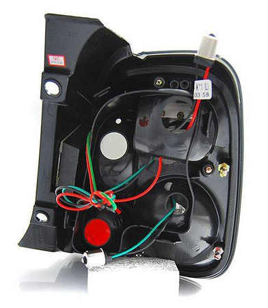 LED-bakljus Fiat 500 07- Smoke Led Nya