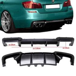 DIFFUSOR BMW F10 F11 10-LOOK M5 DUET BLANK SVART