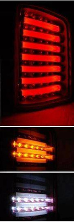 LED bakljus VW T6 Transporter svart 03-15