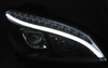Mercedes W204 C-klass 07-10 Svarta Led Dts lampor