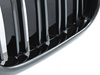 Njurgrill, blank svart, BMW E39 95-03
