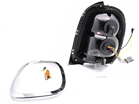 LED-bakljus Röd Vit Seq Passar för Mini Cooper F55 F56 F57 14-17 6-stift