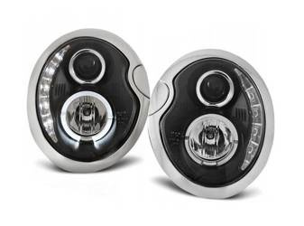 Mini Cooper strålkastare 01-06 Daylight Black