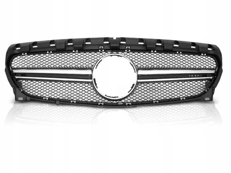 Frontgrill Svart krom Mercedes CLA W117 13-19