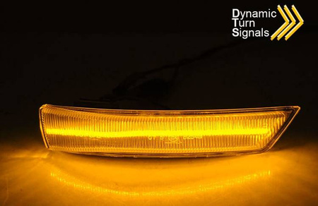 Sidoblinkers i speglarna nya FORD FOCUS MK2 MK3 08-17/ MONDEO MK4 10-14 SEQ LED SMOKE